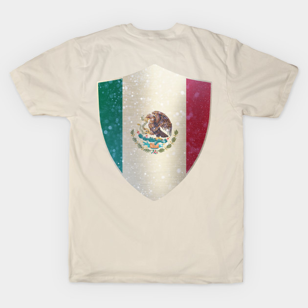 Mexico Coat of Arms and Starry Nights Shield by Family Heritage Gifts